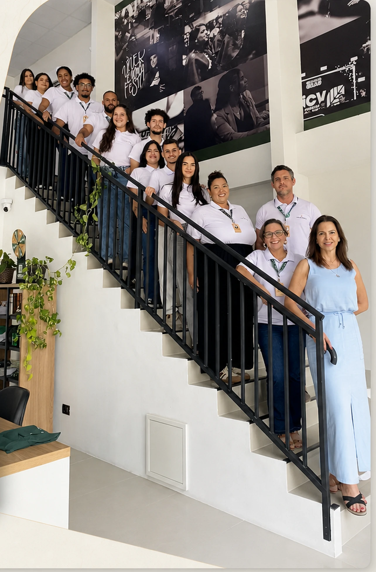 Equipe EducaSul reunida no polo.